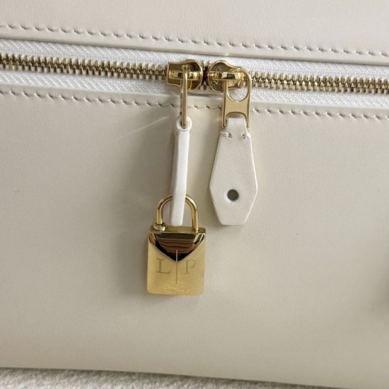 Premio Replica Borsa Loro Piana Extra Clutch L29 Bianco Imitazione Outlet