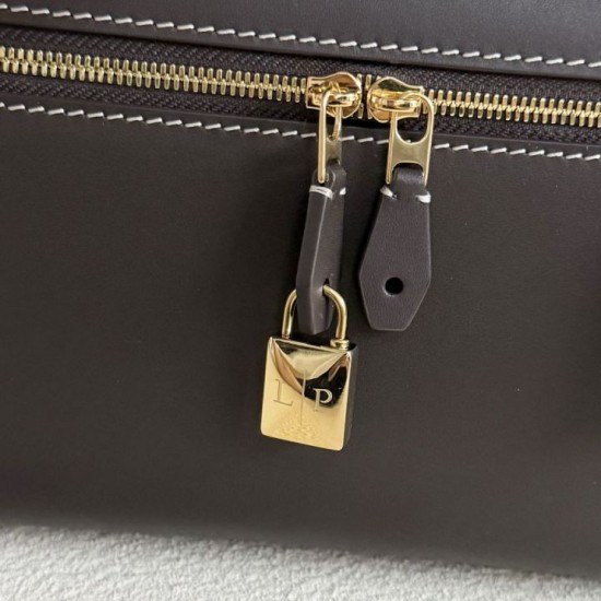 Premio Replica Borsa Loro Piana Extra Clutch L29 Caffè Imitazione Outlet