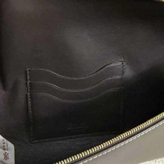 Premio Replica Borsa Loro Piana Extra Clutch L29 Caffè Imitazione Outlet