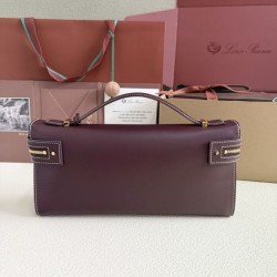 Premio Replica Borsa Loro Piana Extra Clutch L29 Borgogna Imitazione Outlet