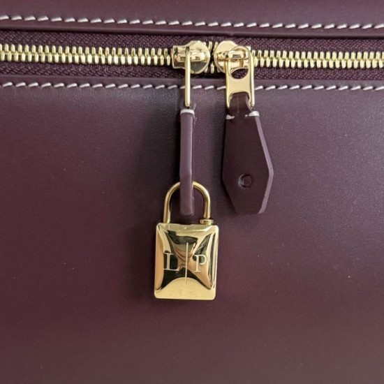 Premio Replica Borsa Loro Piana Extra Clutch L29 Borgogna Imitazione Outlet