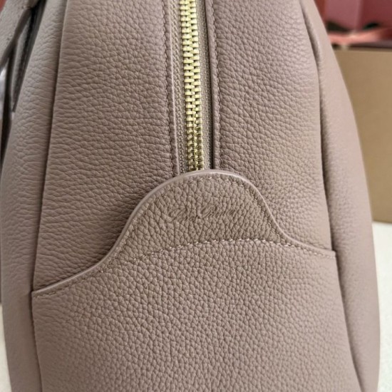 Premio Replica Borsa Needle Loro Piana piccolo/media Roccia grigia Imitazione Outlet