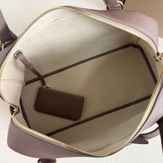 Premio Replica Borsa Needle Loro Piana piccolo/media Roccia grigia Imitazione Outlet