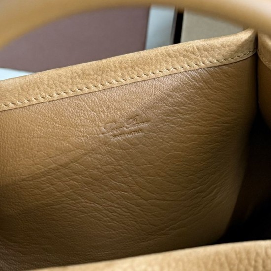 Premio Replica Borsa a secchiello Loro Piana Bale piccola/media Marrone Imitazione Outlet