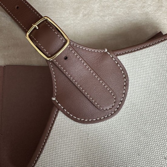 Premio Replica Borsa a cestino Loro Piana Bobbin Marrone Imitazione Outlet