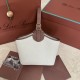 Premio Replica Borsa a cestino Loro Piana Bobbin Marrone Imitazione Outlet