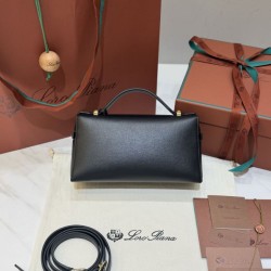 Premio Replica Borse Piana Bale Extra 23 tinta unita Nero Imitazione Outlet