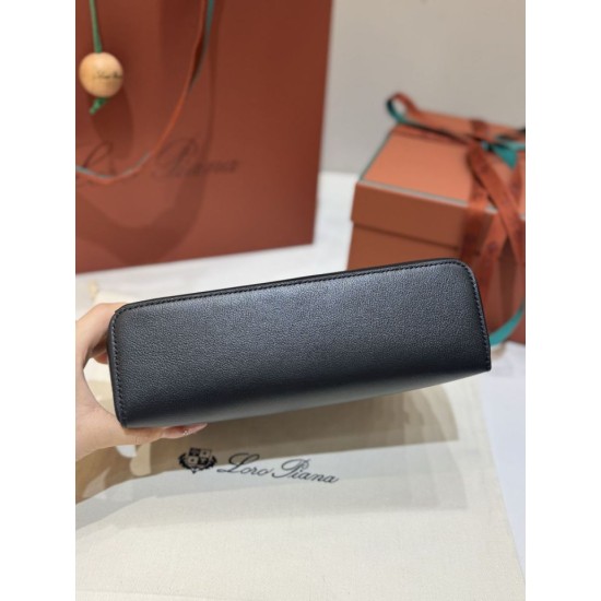 Premio Replica Borse Piana Bale Extra 23 tinta unita Nero Imitazione Outlet