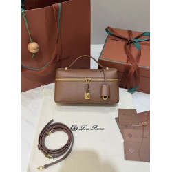 Premio Replica Borse Piana Bale Extra 23 tinta unita Marrone Imitazione Outlet