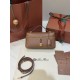 Premio Replica Borse Piana Bale Extra 23 tinta unita Marrone Imitazione Outlet