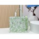 Premio Replica Borsa Dior Book Tote piccolo/media/grande con tracolla ricamo Toile de Jouy multicolore verde Imitazione Outlet