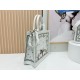 Premio Replica Borsa Dioramour  Dior Book Tote con tracolla multicolore fiori Revolution ricamati bianchi Imitazione Outlet