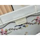 Premio Replica Borsa Dioramour  Dior Book Tote con tracolla multicolore fiori Revolution ricamati bianchi Imitazione Outlet