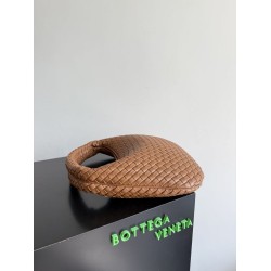Premio Replica Borsa a spalla hobo Veneta piccola/grande Bottega Veneta intrecciata marrone Imitazione Outlet