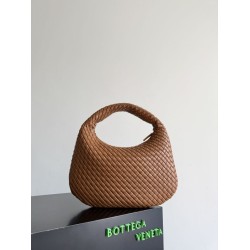 Premio Replica Borsa a spalla hobo Veneta piccola/grande Bottega Veneta intrecciata marrone Imitazione Outlet