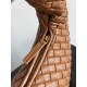 Premio Replica Borsa a spalla hobo Veneta piccola/grande Bottega Veneta intrecciata marrone Imitazione Outlet