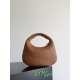 Premio Replica Borsa a spalla hobo Veneta piccola/grande Bottega Veneta intrecciata marrone Imitazione Outlet