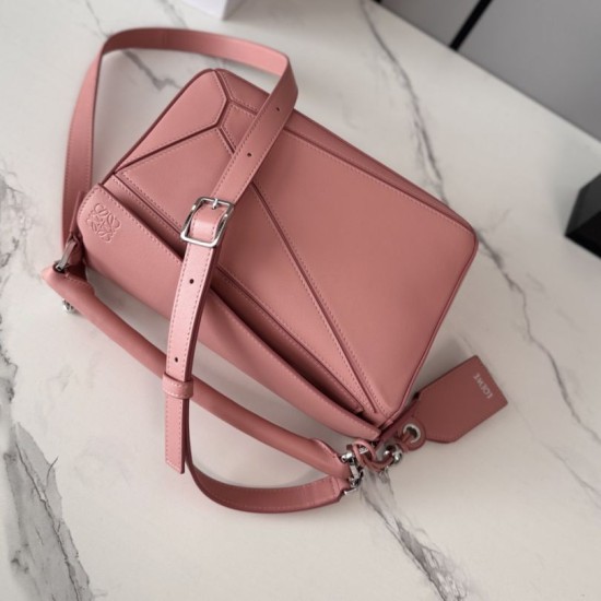 Premio Replica Borsa Loewe Mini Featherlight Puzzle Cipria Imitazione Outlet