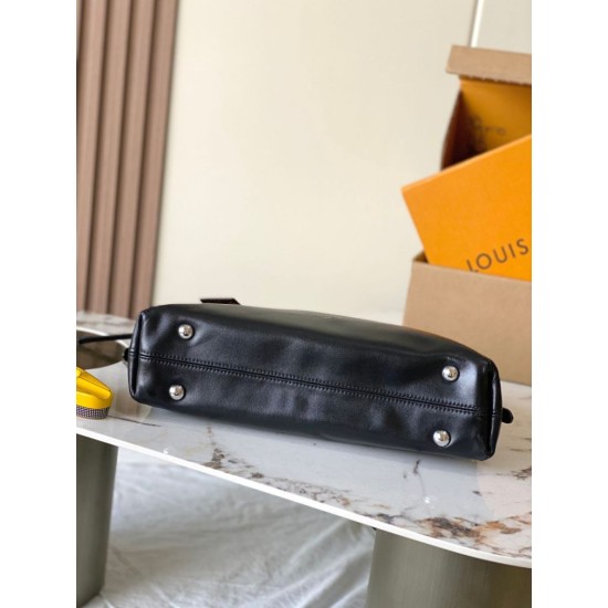 Premio Replica Borsa a tracolla LV CarryAll East West LV Vibe MM M28160 nera Imitazione Outlet