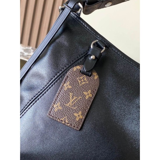 Premio Replica Borsa a tracolla LV CarryAll East West LV Vibe MM M28160 nera Imitazione Outlet