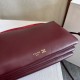 Premio Replica Borsa Celine Trio Flap morbida pelle di agnello bordeaux Imitazione Outlet