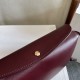 Premio Replica Borsa Celine Trio Flap morbida pelle di agnello bordeaux Imitazione Outlet