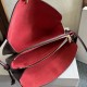 Premio Replica Borsa Celine Trio Flap morbida pelle di agnello bordeaux Imitazione Outlet