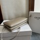 Premio Replica Borse Celine Trio Flap morbida pelle di agnello grigia Imitazione Outlet