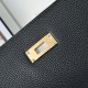 Premio Replica Borsa a tracolla Hermes Kelly Messenger nera Imitazione Outlet
