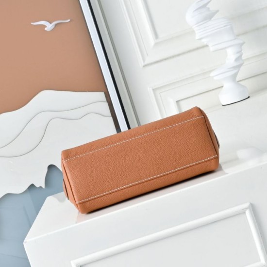 Premio Replica Borsa a tracolla Hermes Kelly Messenger marrone Imitazione Outlet