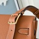Premio Replica Borsa a tracolla Hermes Kelly Messenger marrone Imitazione Outlet