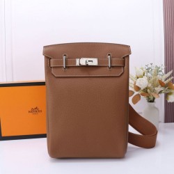 Premio Replica Zaino Hermès Hac à Dos marrone Imitazione Outlet