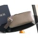 Premio Replica Borsa a tracolla Dior Privé Messenger Uomo con patta Grigia Imitazione Outlet