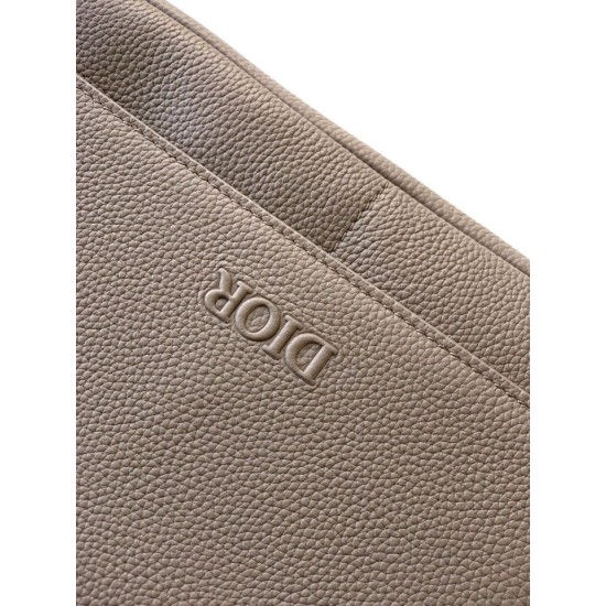 Premio Replica Borsa a tracolla Dior Privé Messenger Uomo con patta Grigia Imitazione Outlet