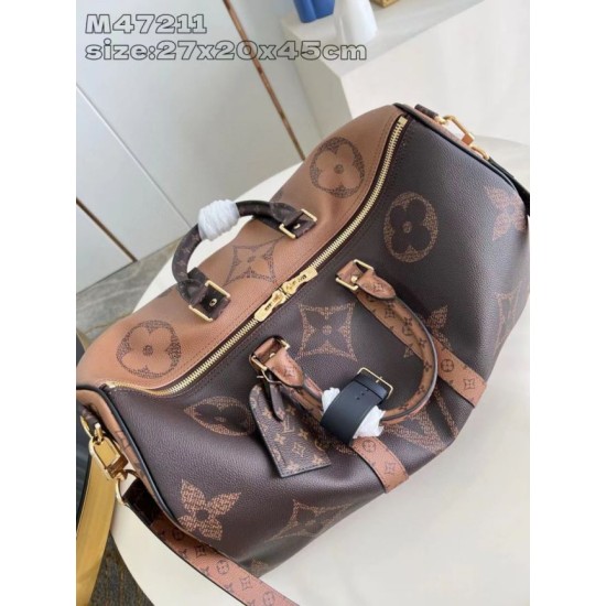 Falso Perfetto Borse LV Keepall Bandoulière 45 M47211 Monogram Giant Imitazione Outlet Online