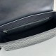 Falso Perfetto Borsa a tracolla media Gucci 850235 GG Emblem Uomo Nero Imitazione Outlet Online