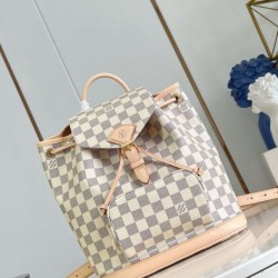 Falso Perfetto Zaino Louis Vuitton N00120 Montsouris PM Beige Imitazione Outlet Online