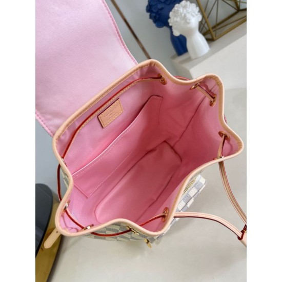 Falso Perfetto Zaino Louis Vuitton N00120 Montsouris PM Beige Imitazione Outlet Online