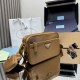 Falso Perfetto Borsa a tracolla Prada Re-Nylon 1BC167 Marrone Imitazione Outlet Online