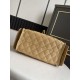 Falso Perfetto Borsa a mano Chanel 25 Mini Hobo AS5293 Rafia intrecciata Marrone/Nero Imitazione Outlet Online