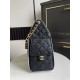 Falso Perfetto Borsa a mano Chanel 25 Mini Hobo AS5293 Rafia intrecciata Nero Imitazione Outlet Online