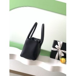 Falso Perfetto Borse tote Chanel Cerf Executive AS2156 pelle di caviale Nero Imitazione Outlet Online
