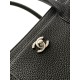 Falso Perfetto Borse tote Chanel Cerf Executive AS2157 pelle di caviale Nero Imitazione Outlet Online