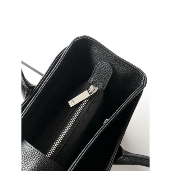 Falso Perfetto Borse tote Chanel Cerf Executive AS2157 pelle di caviale Nero Imitazione Outlet Online