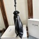 Falso Perfetto Borse piccola Hobo Celine Crystal Nera Imitazione Outlet Online