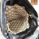 Falso Perfetto Borse piccola Hobo Celine Crystal Nera Imitazione Outlet Online