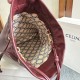 Falso Perfetto Borse piccola Hobo Celine Crystal Marrone Imitazione Outlet Online