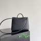 Falso Perfetto Borse Bottega Veneta Andiamo piccola/media/grande pelle intrecciata Nera Imitazione Outlet Online