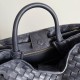 Falso Perfetto Borse Bottega Veneta Andiamo piccola/media/grande pelle intrecciata Nera Imitazione Outlet Online