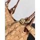 Falso Perfetto Borsa Bottega Veneta Parachute intrecciato marrone Imitazione Outlet Online